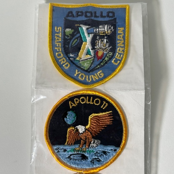 Kennedy Space Center Spaceport USA Apollo Emblems Set of 12 Made In USA (18B) - Picture 7 of 10